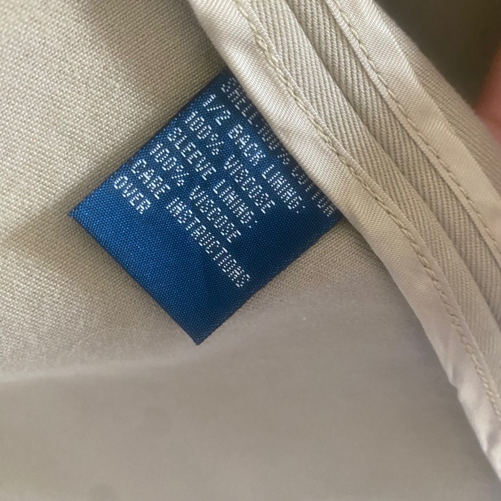 Polo Ralph Lauren Vintage Men's Tan Cotton Blazer Size XL - Picture 5 of 7